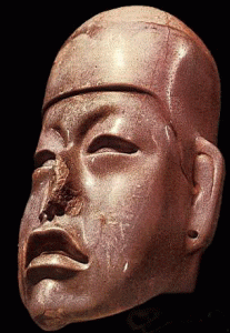 Esc, Cabeza, Retrato, Olmecas, 1200 aC.