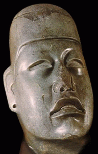 Esc, XIX-II, Cabeza, jade, Olmecas, 850-150 aC.