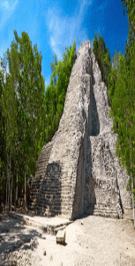 Arq, VI-X, Templo-Pirmide, Ciudad de Coba, Mayas, Quintana Roo, Mxico, 500-900