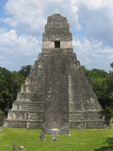Arq,V-VII, Templo o Pirmide de Tikal o del Gran Jaguar, Mayas, Mutul, Guatemala