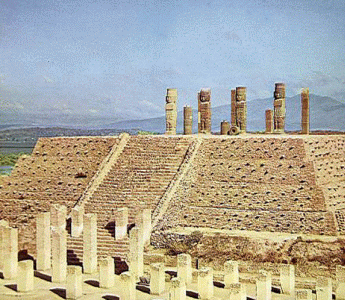 Arq, X-XII, Tula, capital, y los Kiname o Atlantes, Templo de Tlahuizalpantecuhtli, Toltecas, Mxico sur