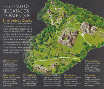 Arq, VII, Perodo Clsico, Templos Rescatados de Palenque, Chiapas, Mayas,Mxico,  615-683