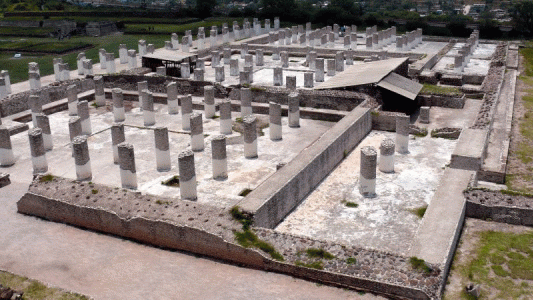 Arq, VII-XII, Toltecas, Palacio, quemado, Regin y Ciudad de Tola