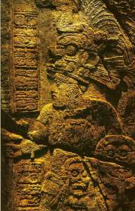 Esc, VII, Tan te K'inich con atuendo de combate, Mayas, Aguateca, Guatemala, Perodo Clsico tardo
