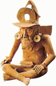 Esc, VII-X, Incensario, Dios del Fuego, Terracota, Epoca clsica, Mayas,600-900, Mayas, Mxico