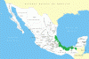 MapaOlmecas, Estados de Asentamiento, 1500-500 aC.