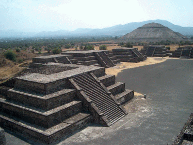 Arq, II aC-VIII, Teotihuacn, Conjunto Piramidal, Mxico