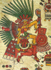 Pin, Miniatura, Sacerdote Azteca, Cdice Borbnico, Mxico Biblioteca de la Cmara de Diputados, Pars