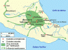 Mapa, Theotihuacn, Area de Influencia