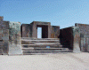 Arq, XVIII aC-XIII dC, Ruinas del Templo de  Kalasasaya, Puerta de Acceso, Cultura Tiuhanaco o Tiwanaco, Bolivia