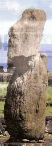 Esc, IV-VIII, Moai, Isla de Pascua o Rapanui. Chile