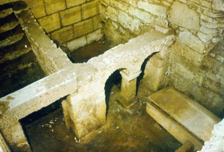 Arq, IV, Mausoleo de Centcelles, Interior, Cripta, Paleocristiano, Tarragona, Espaa