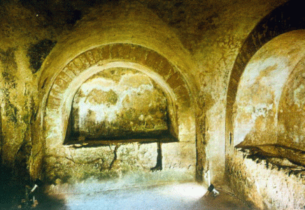 Arq, IV, Mausoleo de Centcelles, Interior, Cripta, Paleocristiano, Tarragona, Espaa