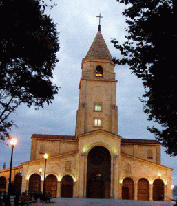 Arq, XIX, Iglesia de San Lorenzo, neorromnico, Gijn, Asturias, Espaa