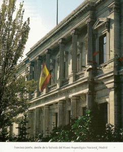 Arq, XIX, Jareo, Francisco, Museo Arqueolgico Nacional, fachada, Madrid, Espaa