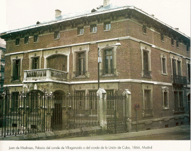 Arq, XIX, Madrazo, Juan de, Palacio del Conde de Villagonzalo, Madrid, 1866