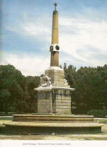 Arq, XIX, Marialiegui, Javier, Obelisco de la Fuente Castellana, Madrid, Espaa
