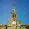 Arq, XIX, Domenech, Luis, Hospital de San Pablo, Pabrlln de entrada,  Barcelona