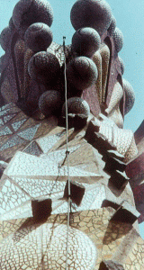Arq, XIX-XXI, Gaud y Cornet, Antonio, Sagrada Familia, exterior, decoracin, agujas, detalle, Barcelona, 1882 ....