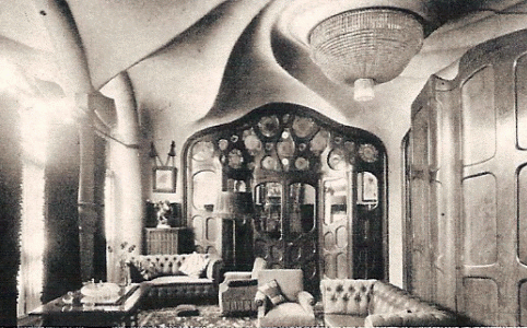 Arq, XX, Gaud y Cornet, Antonio, Casa Batll, interior, Saln, Barcelona, 1904-1906