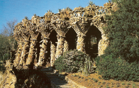 Arq, XX, Gaud y Cornet, Antonio, Parque Guell, El Pont Alt, Barcelona, 1900-1913