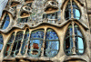 Arq, XX, Gaud y Cornet, Antonio, Casa Batll, fachada detalle, Barcelona, Espaa, 1904-1906