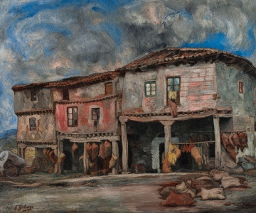 Pin, XX, Zuloaga, Ignacio, Casas del botero de Lerma, 1926