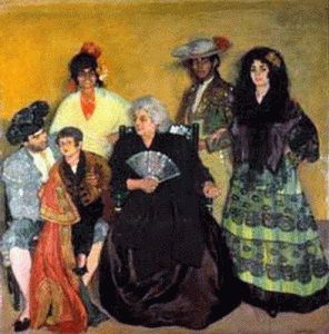Pin, XX, Zuloaga, Ignacio, La familia del torero gitano, 1903