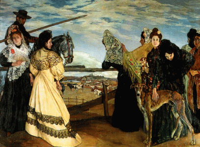 Pin, XIX, Zuloaga, Ignacio, Vspera de la corrida, 1898
