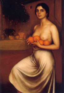 Pin, XX, Romero de Torres, Julio, Naranjas y limones, 1928