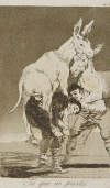 Grabado, XVIII, Goya, Francisco de, T que no puedes, 1799