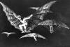 Grabado, XIX, Goya, Francisco de,Disparate, Mode de volar, 1815-1820
