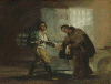 Pin, XIX, Goya, Francisco de, El Fraile Pedro se Zaldivia se Enfrenta al Bandido Maragato,1806-1807