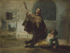 Pin, XIX, Goya, Francisco de, El Fraile Pedro de Zaldivia se Enfrenta al Bandido Maragato, 1806-1807