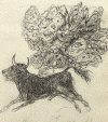 Pin, XIX, Goya, El toro mariposa, surrealismo, 1824-1828