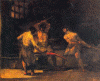 Pin, XIX, Goya, Francisco de, La fragua, Col. Masaveu, 1814