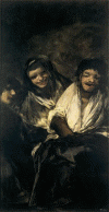 Pin, XIX, Goya, Francisco de, Mujeres Riendo, Pinturas Negras, M del Prado, Madrid, Espaa, 1819-1823