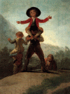 Pin, XVIII, Goya, Francisco de,  Nios y Juegos Deportivos, M. del Prado, Madrid, Espaa, 1791-1792