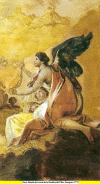 Pin, XVIII, Goya, Angel de la bveda del coreto de la Baslica del Pilar, Zaragoza, Espaa, 1772