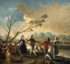 Pin, XVIII, Goya, Francisco de, Baile a Orillas del Manzanares, Cuaderno Italiano, M. del Prado, Madrid, Espaa, 1776-1777