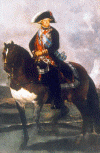Pin, XIX, Goya, Francisco de Carlos IV a caballo, M. del Prado, Madrid, Espaa, 1800-1801