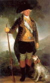 Pin, XVIII, Goya, Francisco de, Carlos IV Cazador, Palacio Real, Madrid, Espaa, 1799