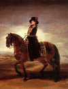 Pin, XVIII, Goya, Francisco de, La Reina Mara Luisa a caballo, M. del Prado, Madrid, Espaa 1799