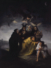 Art, Pin, XVIII, Goya, Francisco de, Las Brujas, Pinturas Negras, M. Lzareo Galdiano, Madrid, Espaa, 1798