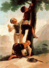 Pin, XVIII, Goya, Francisco de, Muchachos Trepando a un Arbol, M. del Prado, Madrid, Espaa 1791-1792
