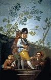 Pin, XVIII, Goya, Francisco de, Muchachos Jugando a Soldados, M. del Prado, Madrid, ESpaa, 1799