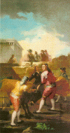 Pin, XVIII, Goya, Francisco de, Novillada, M. del Prado, Madrid, Espaa, 1780