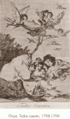 Grabado, XVIII, Goya, Francisco de, Todos caern, 1798-1799