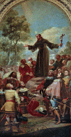 Pin, XVIII, Goya, Francisco de, San Bernardino de Siena Predicando ante Alfonso V de Aragon, Igl. de S. Francisco el Grande, Madrid, Espaa 1781-1783