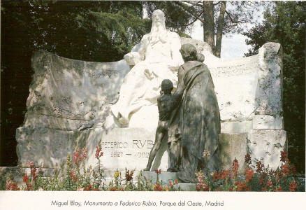 Esc, XIX, Blay, Miguel, Monumento a Federico Rubio, Parque del Oeste, Madrid, España